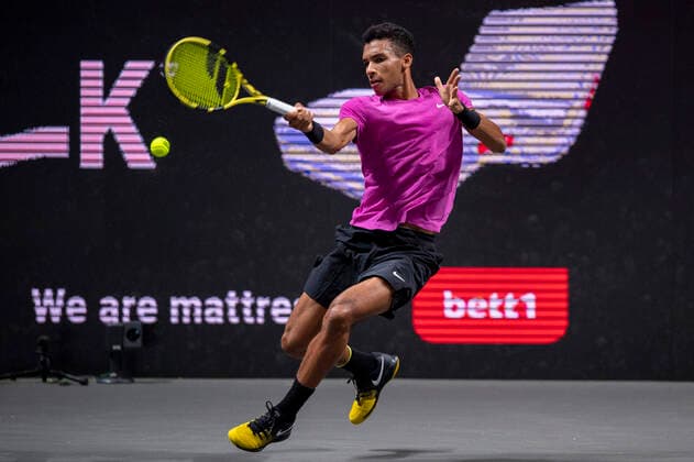 In Felix AUGER ALIASSIME CAN , Egor GERASIMOV BLR vs Felix AUGER ALIASSIME CAN , TENNIS, bett1HULKS Championship, 21 10 2020, GER, TENNIS, ATP TOUR, bett1HULKS Championship, Egor GERASIMOV BLR vs Felix AUGER ALIASSIME CAN , 21 10 2020 COLOGNE Copyright: xEibnerxPressefotox xBenjaminxSOELZERx EP_BSO