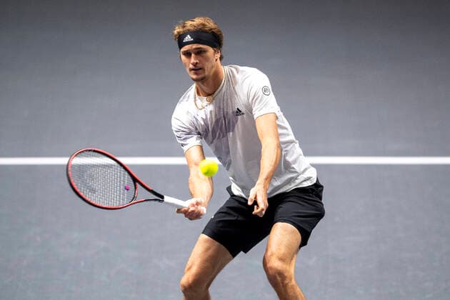 In Alexander ZVEREV GER , Kevin KRAWIETZ GER , Andreas MIES GER vs Alexander ZVEREV GER , Mischa ZVEREV GER , TENNIS, bett1HULKS Championship, 22 10 2020, GER, TENNIS, ATP TOUR, bett1HULKS Championship, Kevin KRAWIETZ GER , Andreas MIES GER vs Alexander ZVEREV GER , Mischa ZVEREV GER , 22 10 2020 KOELN Copyright: xEibnerxPressefotox xBenjaminxSOELZERx EP_BSO