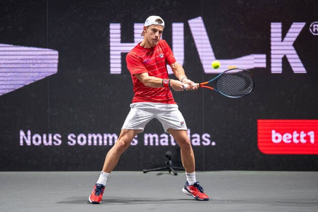 In Diego SCHWARTZMAN ARG , Felix AUGER ALIASSIME CAN vs Diego SCHWARTZMAN ARG , TENNIS, bett1hulks Indoor, 24 10 2020, Semifinal GER, TENNIS, ATP TOUR, bett1hulks Championship, Felix AUGER ALIASSIME CAN vs Diego SCHWARTZMAN ARG , Semifinal, 24 10 2020 COLOGNE Copyright: xEibnerxPressefotox xBenjaminxSOELZERx EP_BSO