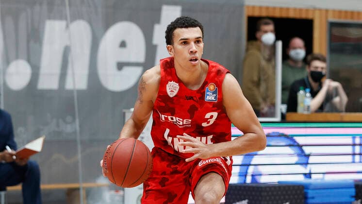 Germany, Wuerzburg, s Oliver Arena, 20 12 2020, emspor, emonline, despor, deonline, s Oliver Wuerzburg vs SYNTAINICS MBC, basketball, BBL picture v li Tyson Ward s Oliver Wuerzburg Copyright: HMBxMedia xHeikoxBecker