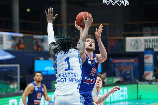 Basketball, Men, BBL, 11 Matchday, 02 01 2021, SYNTAINICS MBC Fraport Skyliners, v l mbc fra GER, BBL, Basketball, Men, SYNTAINICS MBC Fraport Skyliners, 02 01 2021, Weissenfels Copyright: xSchulz Eibner-Pressefotox ep_esz