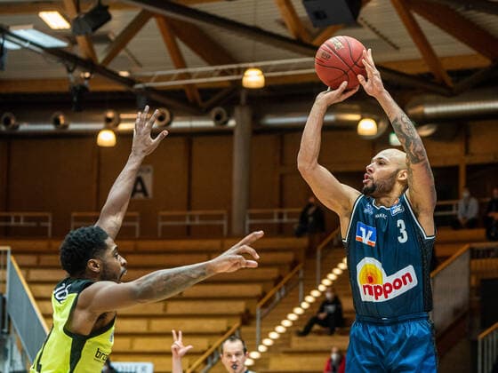 Maurice Stuckey HAKRO Merlins Crailsheim , 03 , HARKO Merlins Crailsheim vs medi bayreuth, 1 Bundesliga, Basketball, Men, 16 01 2021 HARKO Merlins Crailsheim vs medi bayreuth, 1 Bundesliga, Basketball, Men, 16 01 2021 Ilshofen Copyright: xEibner-Pressefotox EP_mst