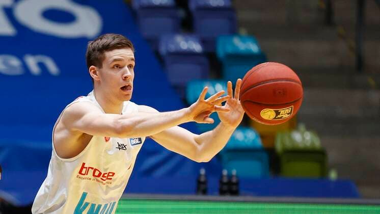 Germany, Frankfurt am Main, Fraport Arena, 17 01 2021, emspor, emonline, despor, deonline, FRAPORT SKYLINERS s Oliver Wuerzburg, basketball, BBL picture Nils Hassfurther s Oliver Wuerzburg , Copyright: HMBxMedia xHeikoxBecker