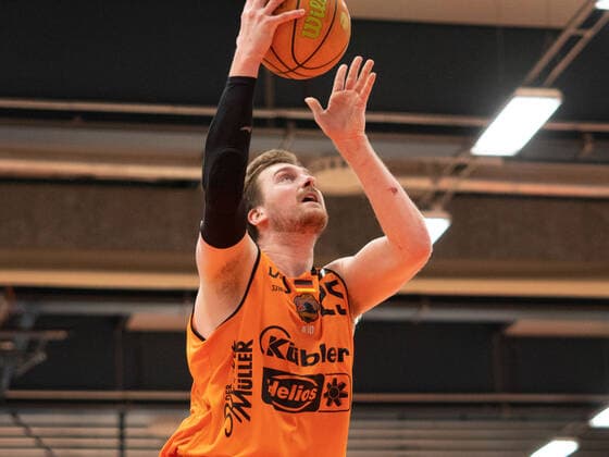 Robin Jorch Wiha Panthers Schwenningen 25 wiha Panthers Schwenningen vs PS Karlsruhe LIONS, Basketball, BARMER 2 BASKETBALL BUNDESLIGA, 22 Spieltag 2020 2021, 20 02 2021, wiha Panthers Schwenningen vs PS Karlsruhe LIONS, Basketball, BARMER 2 BASKETBALL BUNDESLIGA, 22 Spieltag 2020 2021, 20 02 2021, Villingen Schwenningen Copyright: xMiclasxHaasis Eibner-Pressefotox EP_mhs