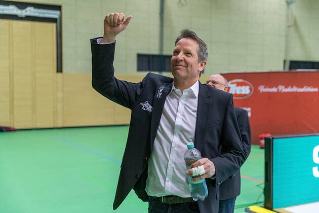Frank Menz Science City Jena, Head Coach ¨¨¨Tigers Tübingen vs Science City Jena, 2 Basketball, Bundesliga, Pro A, Barmer 2 Basketball, Spieltag 13, Spielzeit 2020 2021, 27 02 2021, ¨¨ Tigers Tübingen Science City Jena, Basketball, 2 Bundesliga, Barmer 2 Basketball, Spieltag 13, Spielzeit 2020 2021, 27 02 2021 Rottenburg am Neckar. Copyright: xDennisxDuddek xEibnerxPressefotox EP_DDU
