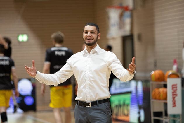Hussain Dassouki Tigers Tübingen, Assistant Coach ¨¨¨Kirchheim Knights Tigers Tübingen, 2 Basketball, Bundesliga, Pro A, Barmer 2 Basketball, Matchday 24, Season 2020 2021, 05 03 2021, ¨¨ Kirchheim Knights Tigers Tübingen, Basketball, 2 Bundesliga, Barmer 2 Basketball, Matchday 24, Season 2020 2021, 05 03 2021 Kirchheim Teck. Copyright: xNinaxSander xEibnerxPressefotoxIx EP_NSR