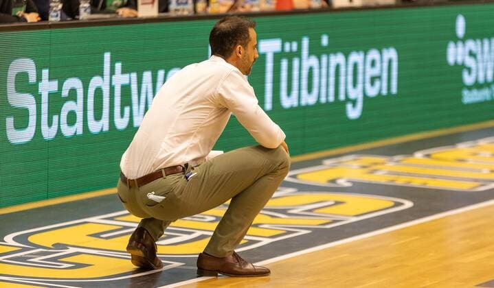 Christopher Harris Phoenix Hagen, Head Coach ¨¨¨Kirchheim Knights vs Tigers Tübingen, 2 Basketball, Bundesliga, Pro A, Barmer 2 Basketball, Matchday 24, Season 2020 2021, 05 03 2021, ¨¨ Kirchheim Knights Tigers Tübingen, Basketball, 2 Bundesliga, Barmer 2 Basketball, Matchday 24, Season 2020 2021, 27 02 2021 Kirchheim. Copyright: xDennisxDuddek xEibnerxPressefotox EP_DDU