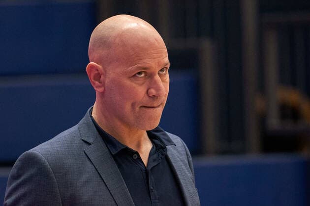 Syntainics MBC s Oliver Wuerzburg, Basketball, Bundesliga, Maenner, 18 Spieltag, 09 03 2021, Head Coach Denis Wucherer Wuerzburg Syntainics MBC s Oliver Wuerzburg, Basketball, Bundesliga, Maenner, 18 Spieltag, 09 03 2021, Weissenfels Copyright: xSchulz Eibner-Pressefotox ep_esz