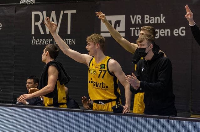 Timo Lahnmüller Tigers Tübingen, 77 ¨¨Tigers Tübingen vs Wiha Panthers Schwenningen, 2 Basketball, Bundesliga, Pro A, Barmer 2 Basketball, Matchday 7, Season 2020 2021, 20 03 2021, ¨¨ Tigers Tübingen Wiha Panthers Schwenningen, Basketball, 2 Bundesliga, Barmer 2 Basketball, Matchday 7, Season 2020 2021, 20 03 2021 Rottenburg am Neckar, Germany. Copyright: xDennisxDuddek xEibnerxPressefotox EP_DDU