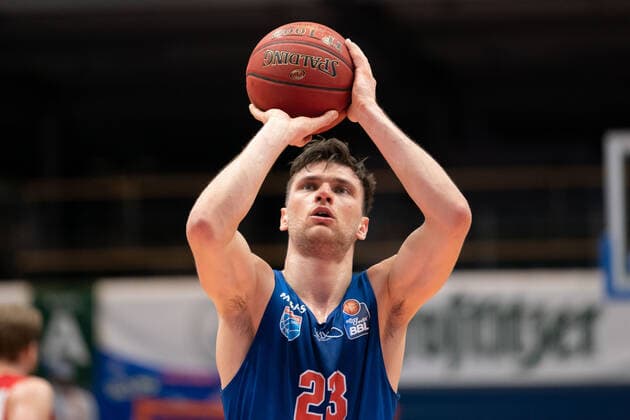Syntainics MBC Brose Bamberg, Basketball, Bundesliga, Men, 2020 2021, 24 Matchday, 20 03 2021, Michal Michalak MBC, 23 , Free Throw Syntainics MBC Brose Bamberg, Basketball, Bundesliga, Men, 24 Matchday, 20 03 2021, Weissenfels Copyright: xSchulz Eibner-Pressefotox ep_esz