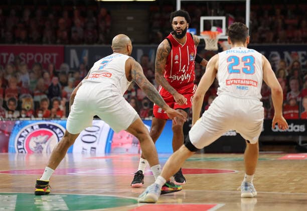 Dennis Seeley Muenchen GER, FC Bayern Basketball vs Mitteldeutscher BC, Basketball, BBL, 2020 2021 season, 23 03 2021, GER, FC Bayern Basketball vs Mitteldeutscher BC, Basketball, BBL, 2020 2021 season, 23 03 2021, Muenchen. Copyright: xMarcelxEngelbrechtx Eibner-Pressefotox EP_met