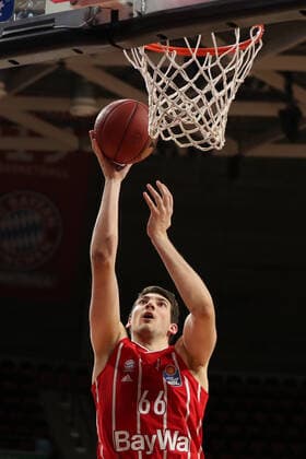 Matej Rudan Muenchen GER, FC Bayern Basketball vs Mitteldeutscher BC, Basketball, BBL, 2020 2021 season, 23 03 2021, GER, FC Bayern Basketball vs Mitteldeutscher BC, Basketball, BBL, 2020 2021 season, 23 03 2021, Muenchen. Copyright: xMarcelxEngelbrechtx Eibner-Pressefotox EP_met