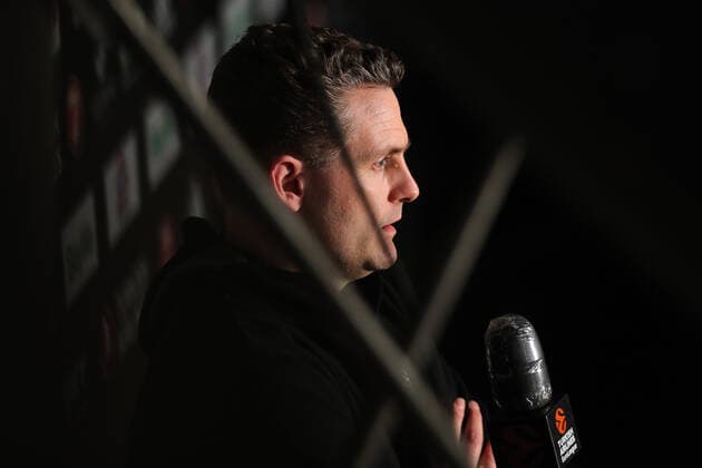 Head coach Martin Schiller Kaunas , Interview before the game GER, FC Bayern Basketball vs Zalgiris Kaunas, Basketball, Euroleague, Season 2020 2021, 01 04 2021, GER, FC Bayern Basketball vs Zalgiris Kaunas, Basketball, Euroleague, Season 2020 2021, 01 04 2021, Muenchen Copyright: xEIBNER MarcelxEngelbrechtx EP_EER