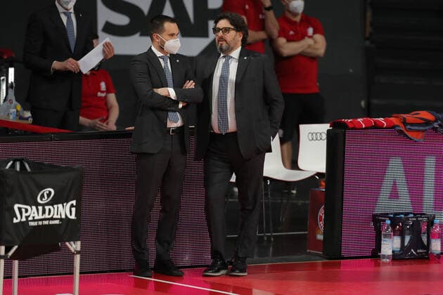 Head Coach Andrea Trinchieri Muenchen GER, FC Bayern Basketball vs Zalgiris Kaunas, Basketball, Euroleague, 2020 2021 season, 01 04 2021, GER, FC Bayern Basketball vs Zalgiris Kaunas, Basketball, Euroleague, 2020 2021 season, 01 04 2021, Muenchen. Copyright: xEIBNER MarcelxEngelbrechtx EP_EER