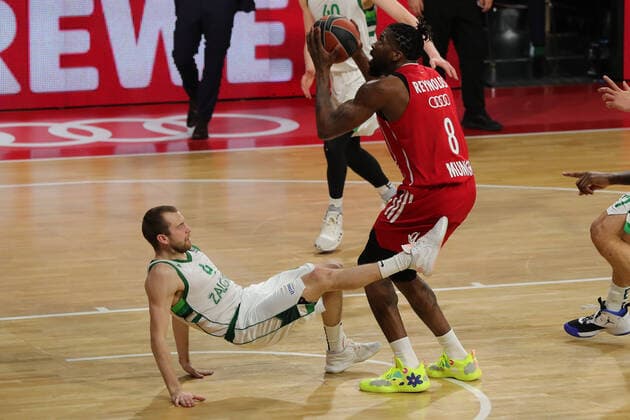 Duel between Lukas Lekavicius Kaunas and Jalen Reynolds Munich GER, FC Bayern Basketball vs Zalgiris Kaunas, Basketball, Euroleague, 2020 2021 season, 01 04 2021, GER, FC Bayern Basketball vs Zalgiris Kaunas, Basketball, Euroleague, 2020 2021 season, 01 04 2021, Munich Copyright: xEIBNER MarcelxEngelbrechtx EP_EER