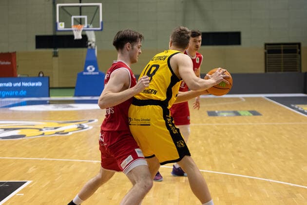 Elias Valtonen Tigers Tübingen, 19 ¨¨¨Tigers Tübingen vs Bayer Giants Leverkusen, 2 Basketball, Bundesliga, Pro A, Barmer 2 Basketball, Matchday 30, Spielzeit 2020 2021, 10 04 2021, ¨¨ Tigers Tübingen Bayer Giants Leverkusen, Basketball, 2 Bundesliga, Barmer 2 Basketball, Matchday 30, Spielzeit 2020 2021, 10 04 2021 Rottenburg am Neckar. Copyright: xNinaxSander xEibnerxPressefotoxIx EP_NSR
