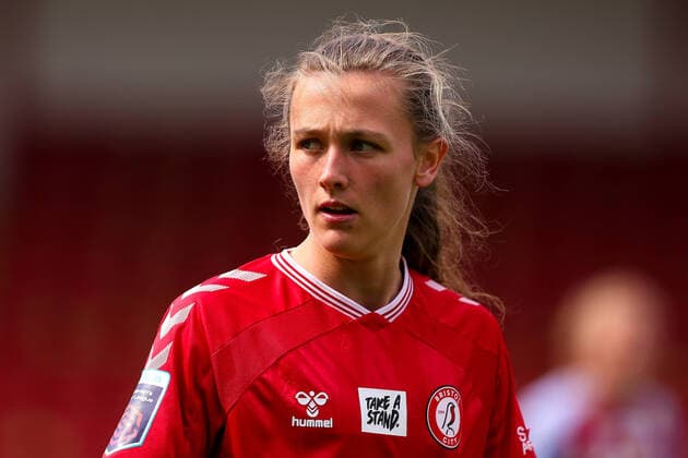 Mandatory Credit: Photo by Ryan Crockett JMP Shutterstock (11873615y) Yana Daniels of Bristol City Aston Villa Ladies v Bristol City Women, UK - 24 Apr 2021 EDITORIAL USE ONLY No use with unauthorised audio, video, data, fixture lists (outside the EU), club league logos or live services. Online in-match use limited to 45 images (+15 in extra time). No use to emulate moving images. No use in betting, games or single club league player publications services. Aston Villa Ladies v Bristol City Women, UK - 24 Apr 2021 EDITORIAL USE ONLY No use with unauthorised audio, video, data, fixture lists (outside the EU), club league logos or live services. Online in-match use limited to 45 images (+15 in extra time). No use to emulate moving images. No use in betting, games or Copyright: xRyanxCrockett JMP Shutterstockx 11873615y