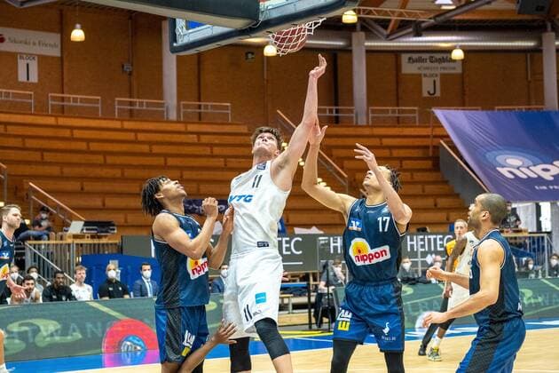 Maik Kotsar Hamburg Towers, 11 HAKRO Merlins Crailsheim vs Hamburg Towers, Basketball, Bundesliga, easy credit BBL, Matchday 32, Season 2020 2021, 02 05 2021, ¨¨ HAKRO Merlins Crailsheim vs Hamburg Towers, Basketball, Bundesliga, easy credit BBL, Matchday 32, Season 2020 2021, 02 05 2021 Ilshofen. Copyright: xNinaxSander xEibnerxPressefotoxIx EP_NSR