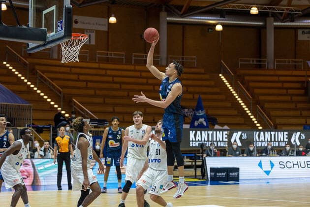 Jamuni McNeace Hakro Merlins Crailsheim, 17 HAKRO Merlins Crailsheim vs Hamburg Towers, Basketball, Bundesliga, easy credit BBL, Matchday 32, Season 2020 2021, 02 05 2021, ¨¨ HAKRO Merlins Crailsheim vs Hamburg Towers, Basketball, Bundesliga, easy credit BBL, Matchday 32, Season 2020 2021, 02 05 2021 Ilshofen. Copyright: xNinaxSander xEibnerxPressefotoxIx EP_NSR