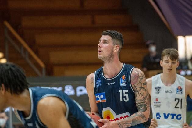 Bogdan Radosvljevic Hakro Merlins Crailsheim, 15 HAKRO Merlins Crailsheim vs Hamburg Towers, Basketball, Bundesliga, easy credit BBL, Matchday 32, Season 2020 2021, 02 05 2021, ¨¨ HAKRO Merlins Crailsheim vs Hamburg Towers, Basketball, Bundesliga, easy credit BBL, Matchday 32, Season 2020 2021, 02 05 2021 Ilshofen. Copyright: xNinaxSander xEibnerxPressefotoxIx EP_NSR