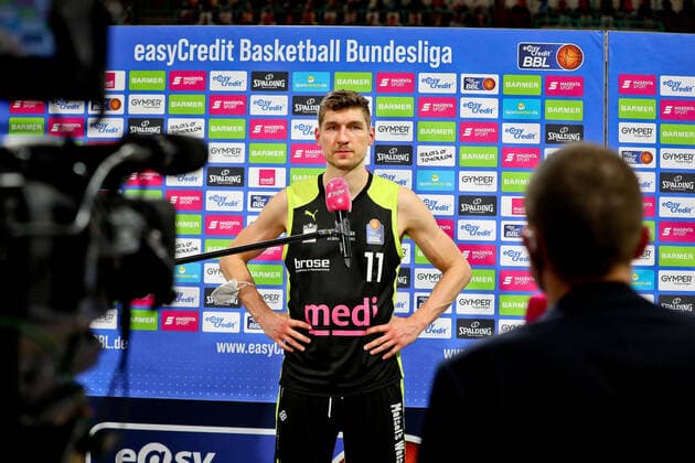 11 Andreas Seiferth medi medi bayreut vs Fraport Skyliners, Basketball, Bundesliga, easycredit BBL, 33 Spieltag, Spielzeit 2020 2021, 04 05 2021, medi bayreut vs Fraport Skyliners, Basketball, Bundesliga, easycredit BBL, 33 Spieltag, Spielzeit 2020 2021, 04 05 2021 Bayreuth Copyright: xEibner-Pressefoto ThorstenxOchsx EP_TOS