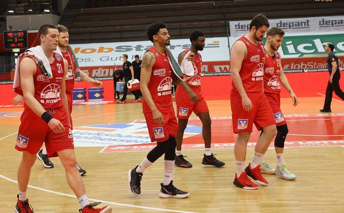 Was it for the Giessener in the Basketball Bundesliga JobStairs GIESSEN 46ers vs Loewen Braunschweig, Basketball, Basketball Bundesliga, 34 Spieltag, 09 05 2021, JobStairs GIESSEN 46ers vs Loewen Braunschweig, Basketball, Basketball Bundesliga, 34 Spieltag, 09 05 2021, Foto EIBNER Joerg Niebergall Giessen Copyright: xJoergxNiebergall Eibner-Pressefox EP_JNL