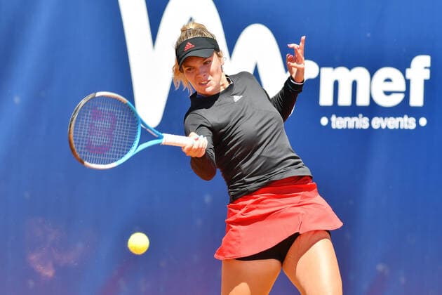 May 17, 2021, Parma, Italy: Parma, Italy, Tennis Club Parma, May 17, 2021, Catherine Mcnally of Usa during the match against Sloane Stephens during WTA, Tennis Damen 250 Emilia-Romagna Open 2021 - Tennis Internationals Tennis Internationals - WTA 250 Emilia-Romagna Open 2021, parma, Italy - ZUMAl164 20210517_zsa_l164_023 Copyright: xAlessioxTarpinix