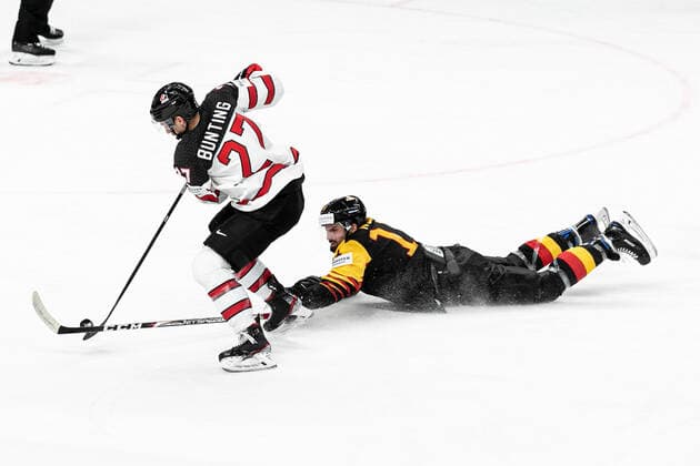 May 24, 2021, Riga, Latvia: Riga, Latvia, Arena Riga, May 24, 2021, GER vs CAN __ 24 05 2021 during World Championship, WM, Weltmeisterschaft 2021 - Germany vs Canada - Ice hockey, Eishockey Ice Hockey - World Championship 2021 - Germany vs Canada, riga, Latvia - ZUMAl164 20210524_zsa_l164_063 Copyright: xAndreaxRex