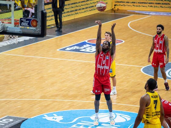 Jalen Reynolds FC Bayern, 08 , MHP Riesen Ludwigsburg vs FC Bayern Basketball, Basketball, Bundesliga, Playoffs, Semifinals, Game 1, easycredit BBL, 29 05 2021, MHP Riesen Ludwigsburg vs FC Bayern Basketball, Basketball, Bundesliga, Playoffs, Semifinals, Game 1, easycredit BBL, 29 05 2021 Ludwigsburg Copyright: xEibner-Pressefoto SaschaxWaltherx EP_EER