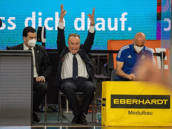 Aito Garcia Reneses Alba Berlin, head coach , Ratiopharm Ulm vs Alba Berlin, basketball, playoffs, game 4, season 2020 2021, 05 06 2021, Ratiopharm Ulm vs Alba Berlin, basketball, playoffs, game 4, season 2020 2021, 05 06 2021 New Ulm. Copyright: xEibner-Pressefoto SaschaxWaltherx EP_EER
