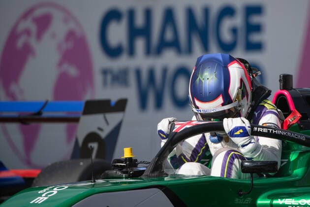 Jamie Chadwick Veloce Racing cheers her victory, W Series Female Formula W, AUT, Formula 1 Grand Prix of Austria, Red Bull Ring Spielberg, Race 9, Season 2021, 03 07 2021 AUT, Formula 1 Grand Prix of Austria, Red Bull Ring Spielberg, Race 9, Season 2021, 03 07 2021 Spielberg Copyright: xEibnerxPressefoto MichaelxMemmlex EP_MMR