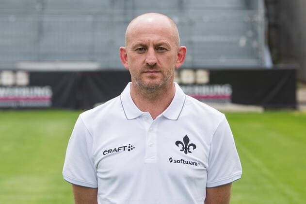 12 07 2021, xfux, football 2 Bundesliga, SV Darmstadt 98, 2 BL, porträttermin 2021 2022, emonline emspor, v l coach Torsten Lieberknecht, SV Darmstadt 98, 2 BL, porträttermin 2021 2022 Darmstadt