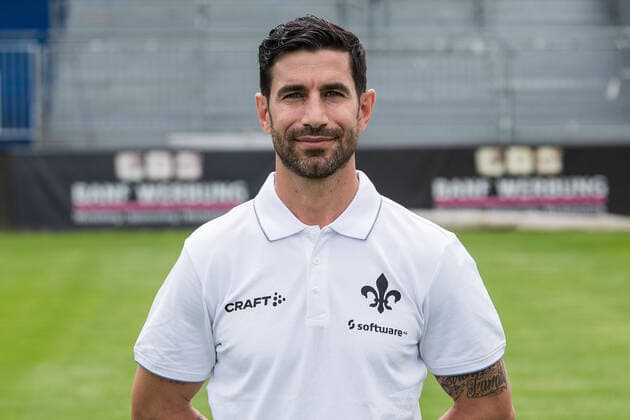 12 07 2021, xfux, football 2 Bundesliga, SV Darmstadt 98, 2 BL, porträttermin 2021 2022, emonline emspor, v l co coach Ovid Hajou, SV Darmstadt 98, 2 BL, porträttermin 2021 2022 Darmstadt