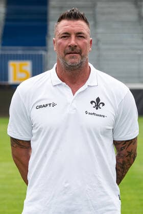 12 07 2021, xfux, football 2 Bundesliga, SV Darmstadt 98, 2 BL, porträttermin 2021 2022, emonline emspor, v l goalkeeper coach Dimo Wache, SV Darmstadt 98, 2 BL, porträttermin 2021 2022 Darmstadt