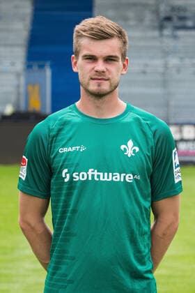 12 07 2021, xfux, football 2 Bundesliga, SV Darmstadt 98, 2 BL, porträttermin 2021 2022, emonline emspor, v l Morten Behrens, SV Darmstadt 98, 2 BL, porträttermin 2021 2022, Darmstadt