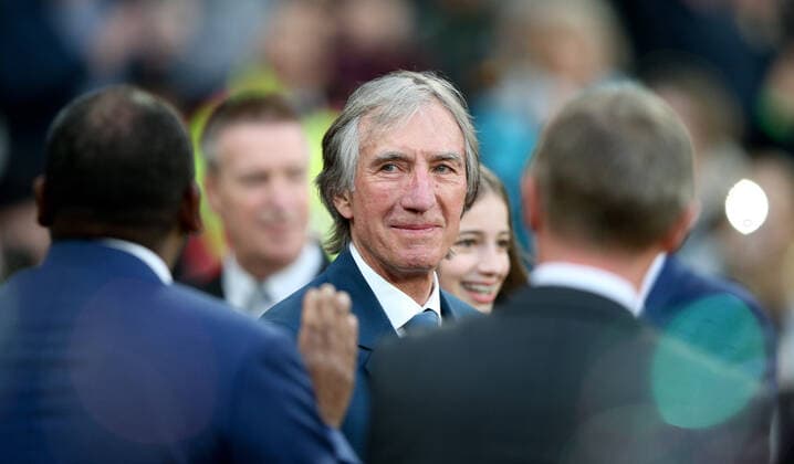 Mandatory Credit: Photo by Andrew Fosker BPI Shutterstock (10128860g) A tearful Billy Bonds is introduced to the crowd as West Ham name a stand after him West Ham United v Newcastle United, Premier League, Football, London Stadium, London, UK - 02 Mar 2019 EDITORIAL USE ONLY No use with unauthorised audio, video, data, fixture lists (outside the EU), club league logos or live services. Online in-match use limited to 45 images (+15 in extra time). No use to emulate moving images. No use in betting, games or single club league player publications services. West Ham United v Newcastle United, Premier League, Football, London Stadium, London, UK - 02 Mar 2019 EDITORIAL USE ONLY No use with unauthorised audio, video, data, fixture lists (outside the EU), club league logos or live services. Online in-match use limited to 45 images (+15 in extra time). No use to emulate moving images. No use in betting, games or Copyright: xAndrewxFosker BPI Shutterstockx 10128860g