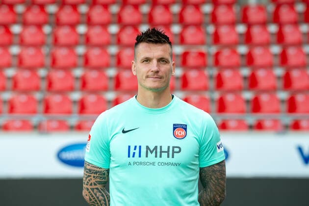 Kevin Mueller FC Heidenheim, 01 , GER, 1 FC Heidenheim 1846 e V , Football, 2 Bundesliga, Player portraits, Freelancer, Season 2021 2022, 20 07 2021, GER, 1 FC Heidenheim 1846 e V , Football, 2 Bundesliga, Player portraits, Freelancer, Season 2021 2022, 20 07 2021 Heidenheim Copyright: xEibner-Pressefotox EP_EER