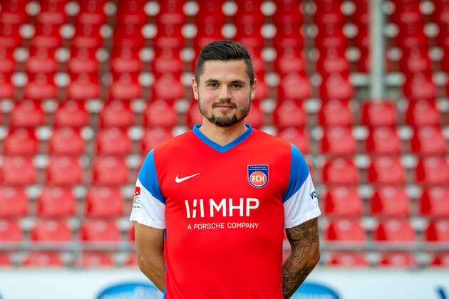 Marnon Busch FC Heidenheim, 02 , GER, 1 FC Heidenheim 1846 e V , Football, 2 Bundesliga, Player portraits, Freelancer, Season 2021 2022, 20 07 2021, GER, 1 FC Heidenheim 1846 e V , Football, 2 Bundesliga, Player portraits, Freelancer, Season 2021 2022, 20 07 2021 Heidenheim Copyright: xEibner-Pressefotox EP_EER