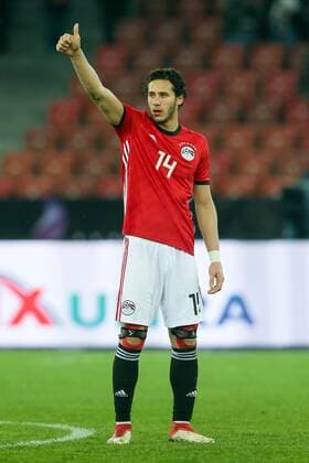 Mandatory Credit: Photo by Paul Currie BPI Shutterstock (9480187fc) Ramadan Sobhi of Egypt Egypt v Greece, International Friendly, Länderspiel, Nationalmannschaft Stadion Letzigrund, Zurich, SUI - 27 Mar 2018 EDITORIAL USE ONLY No use with unauthorised audio, video, data, fixture lists (outside the EU), club league logos or live services. Online in-match use limited to 45 images (+15 in extra time). No use to emulate moving images. No use in betting, games o Egypt v Greece, International Friendly, Stadion Letzigrund, Zurich, SUI - 27 Mar 2018 EDITORIAL USE ONLY No use with unauthorised audio, video, data, fixture lists (outside the EU), club league logos or live services. Online in-match use limited to 45 images (+15 in extra time). No use to emulate moving images. No use in betting, games o Copyright: xPaulxCurrie BPI Shutterstockx 9480187fc