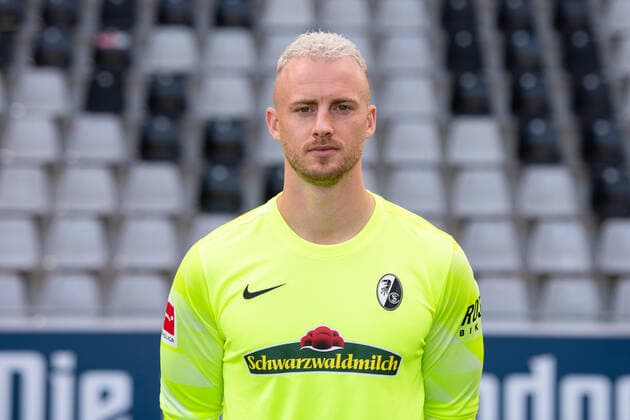 Mark Flekken SC Freiburg, 26 , GER, SC Freiburg, 29 07 2021, Media Day Fussball Bundesliga, Spielzeit 2021 2022 DFL REGULATIONS PROHIBIT ANY USE OF PHOTOGRAPHS AS IMAGE SEQUENCES AND OR uerthQUASI VIDEO GER, SC Freiburg, 29 07 2021, Media Day Fussball Bundesliga, Spielzeit 2021 2022 Freiburg Copyright: xEibnerxPressefotox EP_EER