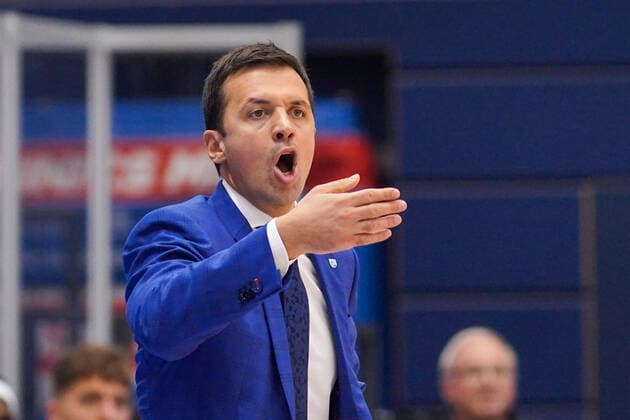 GER, Basketball, Bundesliga, Men, 2021 2022, 1 Matchday, Syntainics MBC MLP Academics Heidelberg, 25 09 2021, Headcoach Igor Jovovic MBC GER, Basketball, Bundesliga, Men, 2021 2022, 1 Matchday, Syntainics MBC MLP Academics Heidelberg, 25 09 2021, Weissenfels Copyright: xSchulz Eibner-Pressefotox ep_eer