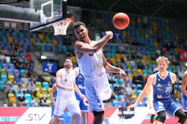 Amaize Romin, Basketball Loewen Braunschweig, 21 , , GER,Basketball, BBL,season 2021 22,1 matchday,26 09 2021, Frankfurt. Copyright: xEibner-Pressefoto UlrichxScherbaumx EP_usm