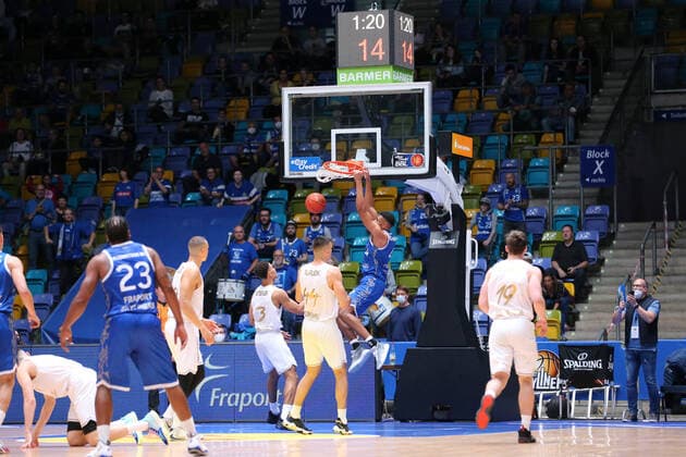 Samare Jordan, Fraport Skyliners, 4 , , GER,Basketball, BBL,season 2021 22,1 matchday,26 09 2021, Frankfurt Copyright: xEibner-Pressefoto UlrichxScherbaumx EP_usm