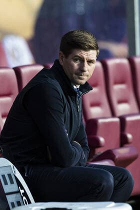 Mandatory Credit: Photo by Kirk O Rourke Rangers FC Shutterstock (12516385fa) Rangers Manager Steven Gerrard during the Europa League match at the Generali Ceská Pojistovna Arena, Prague. Sparta Prague v Rangers, UEFA Europa League Group A, Football, Generali Arena, Prague, Czech Republic - 30 Sep 2021 Sparta Prague v Rangers, UEFA Europa League Group A, Football, Generali Arena, Prague, Czech Republic - 30 Sep 2021 Copyright: xKirkxO Rourke RangersxFC Shutterstockx 12516385fa