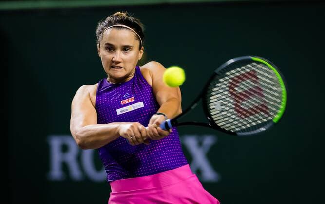 Mandatory Credit: Photo by Rob Prange Shutterstock (12524628dw) Lauren Davis of the United States in action during the first round of the 2021 BNP Paribas Open WTA, Tennis Damen 1000 tennis tournament BNP Paribas Open, Tennis, Day 2, Indian Wells Tennis Garden, California, USA - 07 Oct 2021 BNP Paribas Open, Tennis, Day 2, Indian Wells Tennis Garden, California, USA - 07 Oct 2021 Copyright: xRobxPrange Shutterstockx 12524628dw