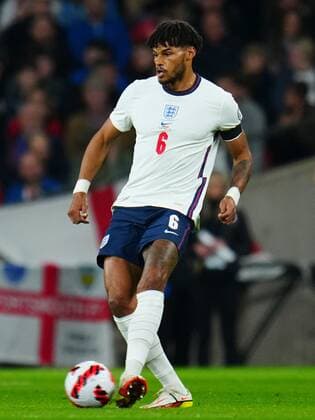 Mandatory Credit: Photo by Javier Garcia Shutterstock (12534018eo) Tyrone Mings of England England v Hungary, FIFA World Cup, WM, Weltmeisterschaft, Fussball 2022 Qualifying, Group I, Football, Wembley Stadium, London, UK - 12 Oct 2021 EDITORIAL USE ONLY No use with unauthorised audio, video, data, fixture lists, club league logos or live services. Online in-match use limited to 120 images, no video emulation. No use in betting, games or single club league player publications. England v Hungary, FIFA World Cup 2022 Qualifying, Group I, Football, Wembley Stadium, London, UK - 12 Oct 2021 EDITORIAL USE ONLY No use with unauthorised audio, video, data, fixture lists, club league logos or live services. Online in-match use limited to 120 images, no video emulation. No use in betting, games or single club league player publications. Copyright: xJavierxGarcia Shutterstockx 12534018eo