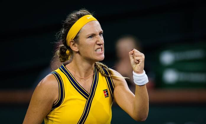 Sport Bilder des Tages Mandatory Credit: Photo by Rob Prange Shutterstock (12524639s) Victoria Azarenka of Belarus in action during the semi-final of the 2021 BNP Paribas Open WTA, Tennis Damen 1000 tennis tournament BNP Paribas Open, Tennis, Day 10, Indian Wells Tennis Garden, California, USA - 15 Oct 2021 BNP Paribas Open, Tennis, Day 10, Indian Wells Tennis Garden, California, USA - 15 Oct 2021 Copyright: xRobxPrange Shutterstockx 12524639s