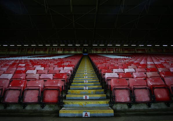 Mandatory Credit: Photo by Matt West Shutterstock (12543945b) A general view ahead of the game Sheffield United v Millwall, EFL Sky Bet Championship, Football, Bramall Lane, Sheffield, UK - 19 Oct 2021 EDITORIAL USE ONLY No use with unauthorised audio, video, data, fixture lists, club league logos or live services. Online in-match use limited to 120 images, no video emulation. No use in betting, games or single club league player publications. Sheffield United v Millwall, EFL Sky Bet Championship, Football, Bramall Lane, Sheffield, UK - 19 Oct 2021 EDITORIAL USE ONLY No use with unauthorised audio, video, data, fixture lists, club league logos or live services. Online in-match use limited to 120 images, no video emulation. No use in betting, games or single club league player publications. Copyright: xMattxWest Shutterstockx 12543945b