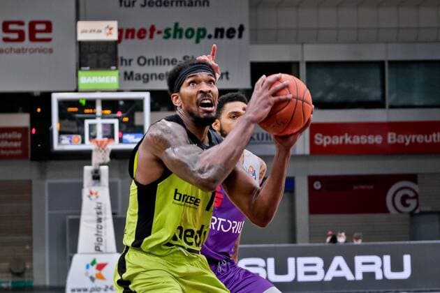 medi bayreuth BG Goettingen , Basketball, Bundesliga, BBL, Spieltag 2, Spielzeit 2021 2022, 05 01 2022, medi bayreuth BG Goettingen , Basketball, Bundesliga, BBL, Spieltag 2, Spielzeit 2021 2022, 05 01 2022, Foto EIBNER Thorsten Ochs Bayreuth Copyright: xEibner-Pressefoto ThorstenxOchsx EP_TOS