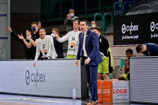 medi bayreuth BG Goettingen , Basketball, Bundesliga, BBL, Spieltag 2, Spielzeit 2021 2022, 05 01 2022, medi bayreuth BG Goettingen , Basketball, Bundesliga, BBL, Spieltag 2, Spielzeit 2021 2022, 05 01 2022, Foto EIBNER Thorsten Ochs Bayreuth Copyright: xEibner-Pressefoto ThorstenxOchsx EP_TOS